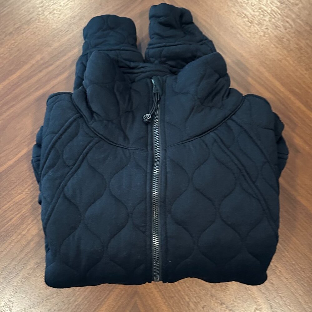 Lululemon Quilted Scuba Oversized Funnel Neck Half-Zip
